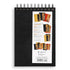 Sketchbook 5.5 x 8" Fliptop Landscape Black Spiral Hardcover Mixed Media Sketchbook for Drawing, Acid-Free Quality Paper (128 pages) - Union Squar...