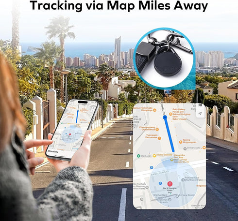 Momax Tracker Electronics Key Finder Luggage Tracker Smart Tag for Key, Backpack, Wallet, Pets Works with Apple Find My (iOS Only) and Global Sear...