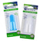 Brilliant Baby Finger Toothbrush - Silicone Gum Massager and Teether Brush for Infant-Toddler, 3 Months Old and Up, Blue/Clear, 2 Count...