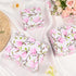100 Sheets Pink Magnolia Flowers Printed Tissue Paper Floral Pattern and Leaves Art Decorative Tissue for Gift Wrapping Supplies...