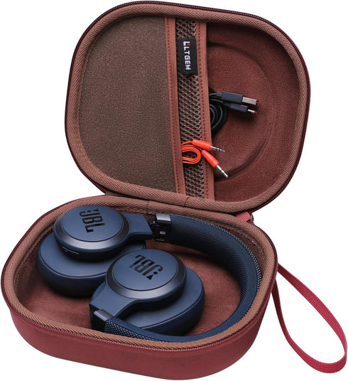 LTGEM EVA Hard Case for JBL Live 770NC/660NC/650BT/460NC/670NC/400BT/500BT and JBL Tune 770NC/710BT/720BT/760NC/700BT/750BT/510BT/660NC/520BT/500/...