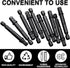Impact Adapter Square Socket Bit Adapter Hex Impact Socket for Drills, Extension Socket Driver Bits Impact Socket Adapter for Automotive DIY (Blac...