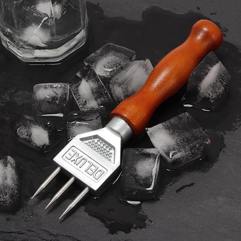 Ice Pick Stainless Steel with Safety Wooden Handle for Kitchen Tool...