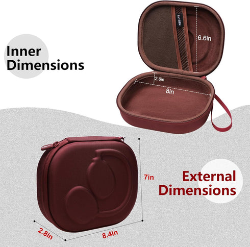 LTGEM EVA Hard Case for JBL Live 770NC/660NC/650BT/460NC/670NC/400BT/500BT and JBL Tune 770NC/710BT/720BT/760NC/700BT/750BT/510BT/660NC/520BT/500/...