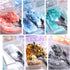 Iridescent Glitter Nail Art Sequins Holographic 3D Irregular Ultra Thin Nail Art Glitter Flakes Design Shiny Mermaid Nail Glitter Slices Resin Acr...