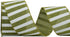 Sage Green Wired Ribbon 2.5" Horizontal White Stripe Wired Edge Burlap Ribbon Farmhouse Wire Ribbon for Wreaths Crafts Supplies Gift Wrapping Bows...