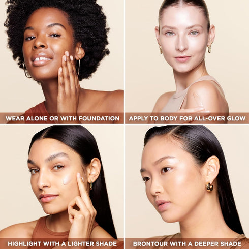L'Oreal Paris Makeup True Match Lumi Glotion, Natural Glow Enhancer, Illuminator Highlighter Skin Tint, for an All Day Radiant Glow, Light, 1.35 O...