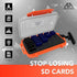SD Card Holder by Proven Wild | Durable, Waterproof SD Card Case | SD Card Holder Case Holds 35 SD Cards Upright | Standard Memory Card Holder for...