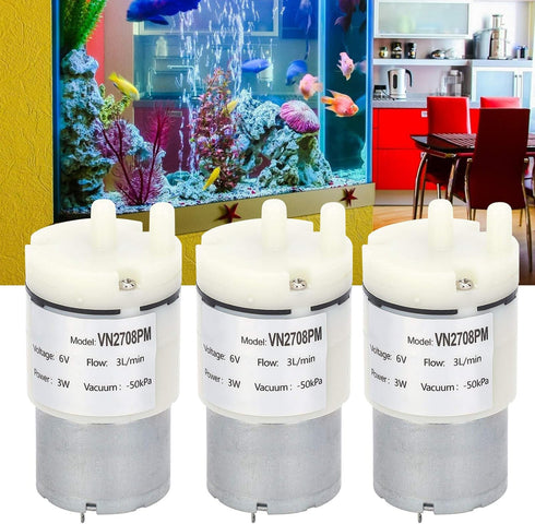 Micro Diaphragm Pump, Explosion?proof Proof Engineering Plastic Mini Vacuum Pump with High Performance for Chemical Industry for Engineer...