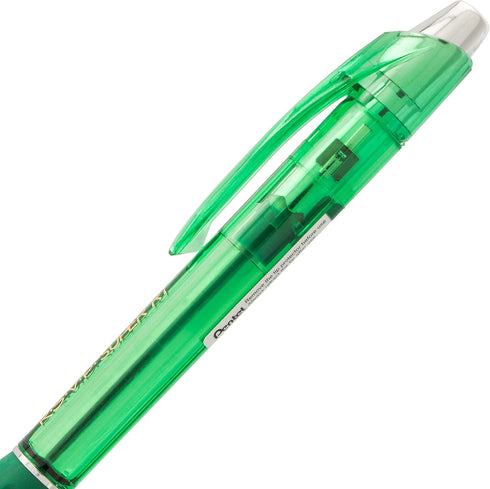 Pentel RSVP Super RT Ballpoint Pen, (1.0mm) Medium Line, Green Ink, Box of 12, (BX480-D)...