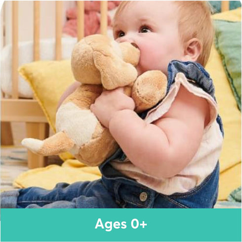 Baby GUND Spunky Barking Puppy Stuffed Animal Sound Toy, Animated Plush Sensory Toy with Sounds, for Babies and Newborns, Pink, 8”...