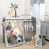 Bedtime Originals Mighty Jungle Animals White Fleece Baby Blanket (283034P)...