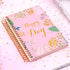 Floral Spiral Notebook Journal College Ruled Hardcover Spiral Notebooks 150 Sheets Cute Notebook for Women 5.6" x 8.3" Thick Spiral Bound Notebook...