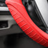 FH Group Universal Fit Silicone with Grip and Pattern Massaging Grip Steering Wheel Cover fits most Cars, SUVs, Trucks, and Vans Yellow...