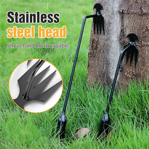 Dritnow Weeding Tool,Uprooting Weeding Tool,Weeding Artifact Uprooting Weeding Tool,Hand Weeder Tool Garden Weeding Tools Weed Puller,4 Prong Gard...