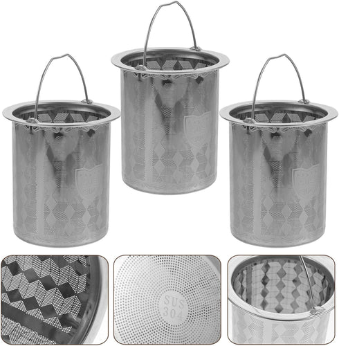 Luxshiny 3pcs Tea Strainers for Loose Tea Teapot Replacement Stainless Steel Mesh Strainer Tea Infuser Insert 7cm Tea Steeper Basket Filter for Te...