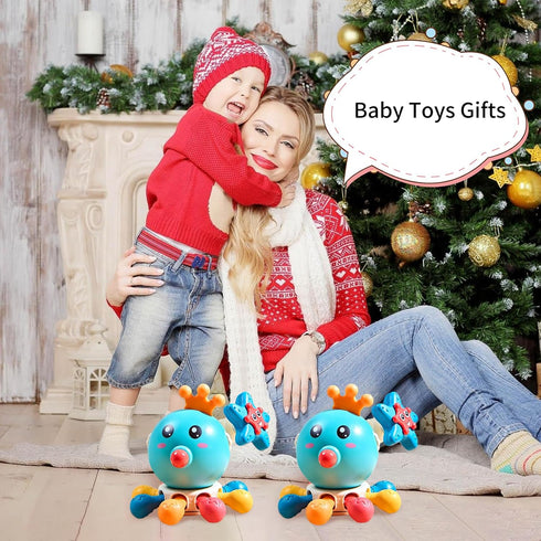 Baby Toys, Baby Teething Toys,Baby Octopus Spinning Toys can be gnawed and Gum Exercise Press Sound Toys.Development Educational 6 7 8 9 10 12 Mon...