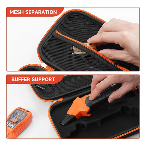 Hard Case, Storage Box for Klein Tools ET310 AC Circuit Breaker Finder, 80041 Outlet Repair Tool Kit and RT250 Integrated GFCI Receptacle Tester A...