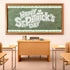 69 Feet St. Patrick's Day Bulletin Board Borders Shamrock Decoration Borders Lucky Clover Trim Border 60Pcs Green White Bulletin Board Stickers fo...