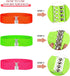 Syhood Halloween Neon Belts for Women 80s Neon Belt 80s Waist Belt Stretch Wide Waistband Elastic Belt Vertical Clasp Buckle Belts for Women Girls...