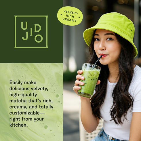 Ujido The Path of Zen Japanese Matcha Green Tea Powder Ceremonial Blend (2 oz)...