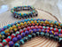 Linpeng 8mm Glass Beads Round Bulk for Bracelet, DIY Jewelry Supplies, Gift for Beader, 300 Beads Multi-Colors, Small...