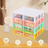 Small Drawer Organizer for Desk, Desktop Drawer Organizer with Clear Drawers, Plastic Desktop Storage Drawers 5.5" x 3.6" x 1.7"...