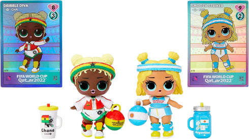 L.O.L. Surprise! X FIFA World Cup Qatar 2022 Dolls with 7 Surprises Including Accessories, Limited Edition Collectible Doll with Soccer Theme, Hol...
