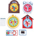 eeBoo: Time Telling Game, Develops Time Telling Skills, Learn to Read a Clock, includes a Score Pad, 4 Clocks, and 50 Game Cards, for 2 to 4 Playe...