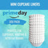 White Mini Cupcake Liners - 300-Pack - Mini Cups Sized Paper Cupcake Wrappers - Fits Perfectly Any Mini Muffin Baking Pan - Cup Cake Liner for Cup...