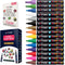 Paint pens for rock painting - Wood, Glass, Metal and Ceramic Works on almost all surfaces set of 15 Vibrant Medium tip Oil Paint Marker Pens, Qui...