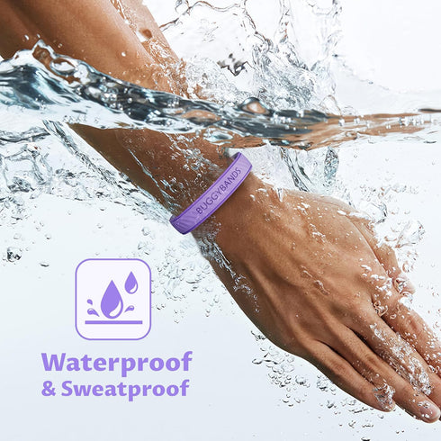 Mosquito Repellent Bracelets, 2 Pack Silicone Mosquito Repellent Bands with DEET Free, Natural & Waterproof Bug Wristbands for Kids and Adults, Ou...