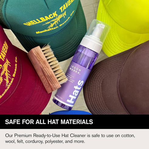 Jason Markk Premium Ready-To-Use Hat Cleaner, 7 fl oz. - Fragrance-Free, Powerful & Gentle - Safe for All Materials, Including Cotton, Wool, Felt,...