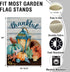Thankful Nautical Pumpkin Lantern Home Decorative Garden Flag, Thanksgiving Yard Lawn Fall Coastal Outside Decor, Autumn Farmhouse Beach Outdoor S...