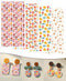 Puocaon Polymer Clay Transfer Paper - 4 Design 20 Pcs Spring Flower Clay Transfer Paper for Polymer Clay Earrings, Boho Rainbow Vintage Flower Dai...