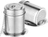 2Packs Tea Filter,Cooking Infuser with Extra Fine Mesh Tea Ball Strainers Threaded Connection 304 Stainless Steel with Extended Chain Hook to Brew...