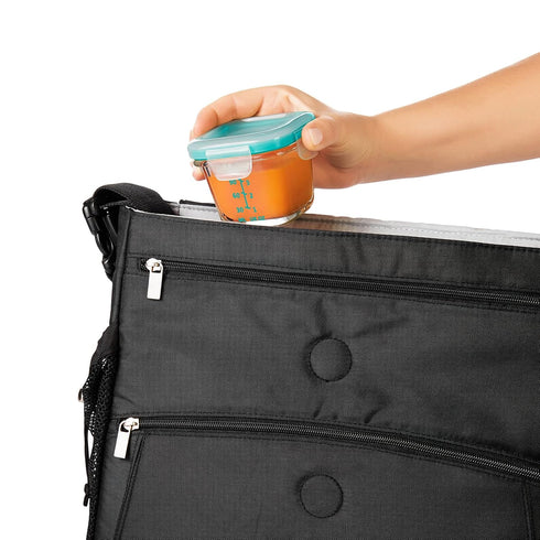 OXO Tot Glass Baby Blocks Food Storage Containers, Teal, 4 oz...