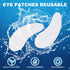 Under Eye Patches 2 Pairs, Silicone Reusable Eye Patches, Under Eye Mask for Skin Care Effect to Reduce Wrinkles and Fine Lines (Black, White)...
