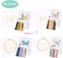 REEWISLY 4 pcs of Embroidery Starter kit with Patterns and Instructions, DIY Adult Beginner Cross Stitch Kits, Including 2 Plastic Embroidery Hoop...