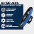 Car Steering Wheel Cover - Microfiber Leather Steering Wheel Wrap Sports 14.5-15 Inch Steering Wheel Cover Non-Slip for Men Women Blue Color...