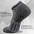 Heatuff Mens Athletic Ankle Socks Moisture Wicking Cushion Running Low Cut Sock 6 Pack...