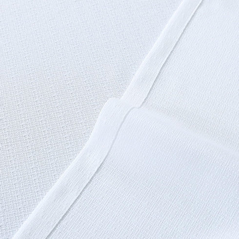 White Kitchen Curtains 36 Inch Length Sets of 2 Panels Half Windows Rod Pocket Cafe Curtains Small Tier Curtains Semi Sheer Short Farmhouse Curtai...