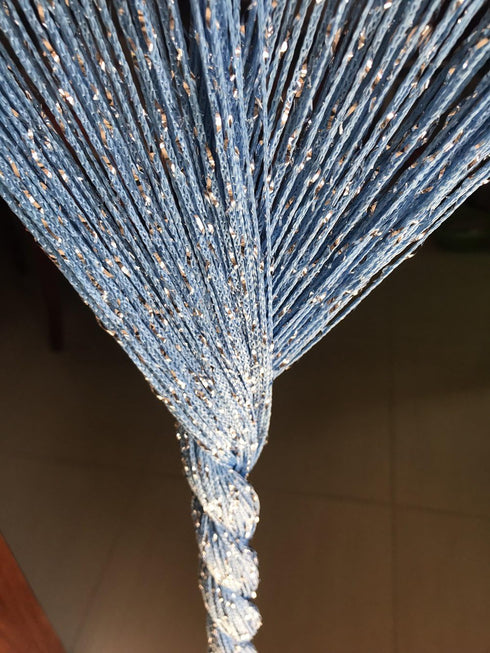 1x2 M Door String Curtain Rare Flat Thread Fringe Panel Room Divider Cute Strip Tassel for Wedding Coffee House Restaurant Parts...