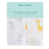 aden + anais Essentials Issie Security Blanket, Super Soft 100% Cotton Muslin, 2 Pack, Safari Babes...