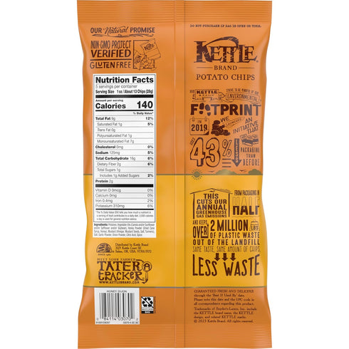Kettle Brand Potato Chips, Honey Dijon Kettle Chips, 5 Oz...