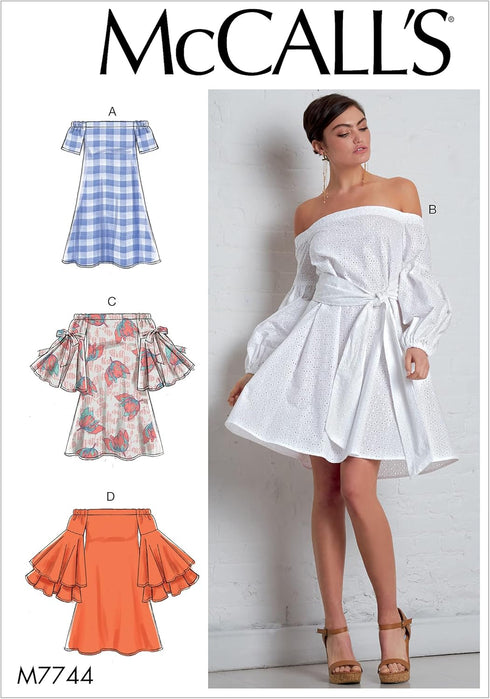 McCall's Patterns Misses' Dresses and Belt Sewing Pattern, A5 (6-8-10-12-14)...