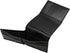 RFID Safe Men L-Fold Trifold Leather Wallet Hipster Key Holder Zip Bill Slot in Gift Pouch (Black 53-35 NON RFID)...