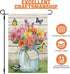 CVHOMEDECO. Double Sided Premium Sunflower Garden Flag Farmhouse Decorative Welcome Flags for Yard Lawn Outdoor Decor, Weather Resistant Double St...