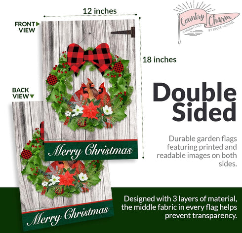 Seasonal Garden Flags 12x18 Double Sided Set of 10 Outside Yard Flags, Decorative Small Garden Flag with Anti-Wind Clip and Stopper, Garden Flags ...
