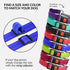 CollarDirect Martingale Dog Collar with Stainless Steel Chain and Quick Release Buckle - Reflective Collar for Large, Medium, Small Dogs - Blue, S...
